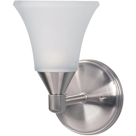 Home Impressions Grace 1-Bulb Brushed Nickel Vanity Bath Light Bar IVL221A01BN